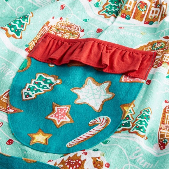 Last Set 🌺 New 2022 Pioneer Woman Christmas Apron, Pot Holder & Oven Mitt Set - Picture 4 of 10